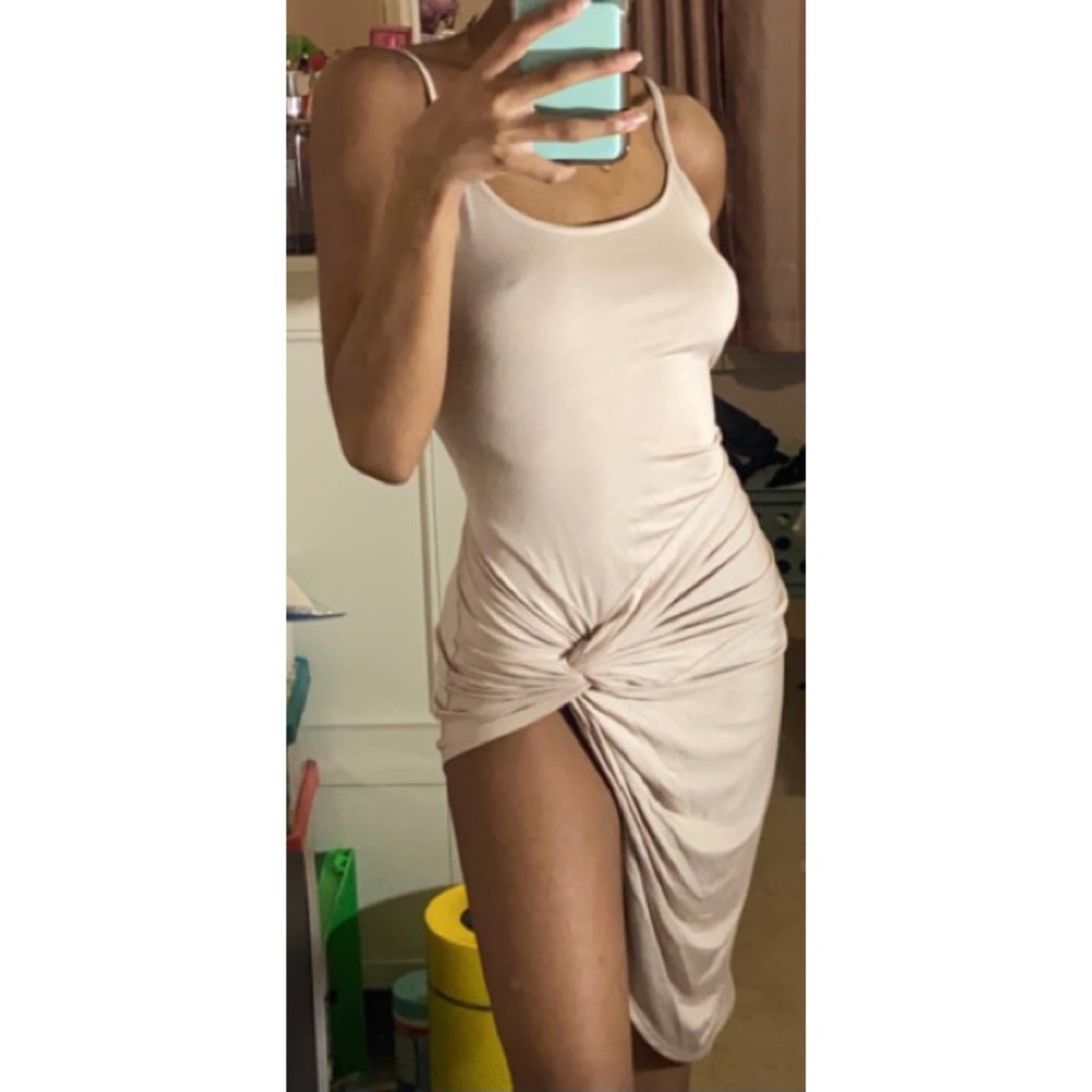 Tan Dress
